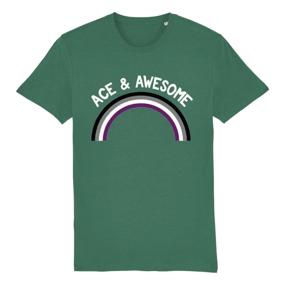 Asexual T Shirt | Ace & Awesome | Rainbow & Co