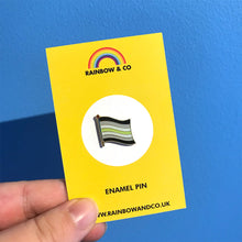 Load image into Gallery viewer, Agender Pride Pin | Rainbow &amp; Co