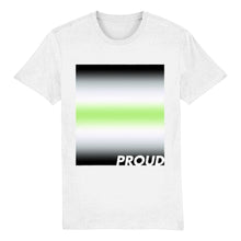 Load image into Gallery viewer, Agender Pride T Shirt | Proud Agender | Rainbow &amp; Co