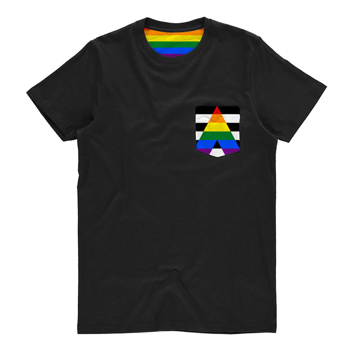 Ally Pocket Shirt | LGBTQ+ Ally | Rainbow & Co