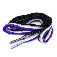 Load image into Gallery viewer, Asexual Flag Laces | Rainbow &amp; Co