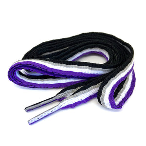 Asexual Flag Laces | Rainbow & Co