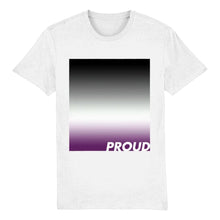 Load image into Gallery viewer, Asexual Pride T Shirt | Proud Asexual Flag Shirt | Rainbow &amp; Co