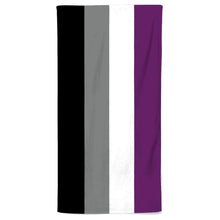 Load image into Gallery viewer, Asexual Flag Beach Towel | Rainbow &amp; Co