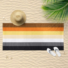 Load image into Gallery viewer, Bear Flag Beach Towel | Rainbow &amp; Co