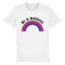 Load image into Gallery viewer, Badass Bisexual Pride Shirt | Rainbow &amp; Co