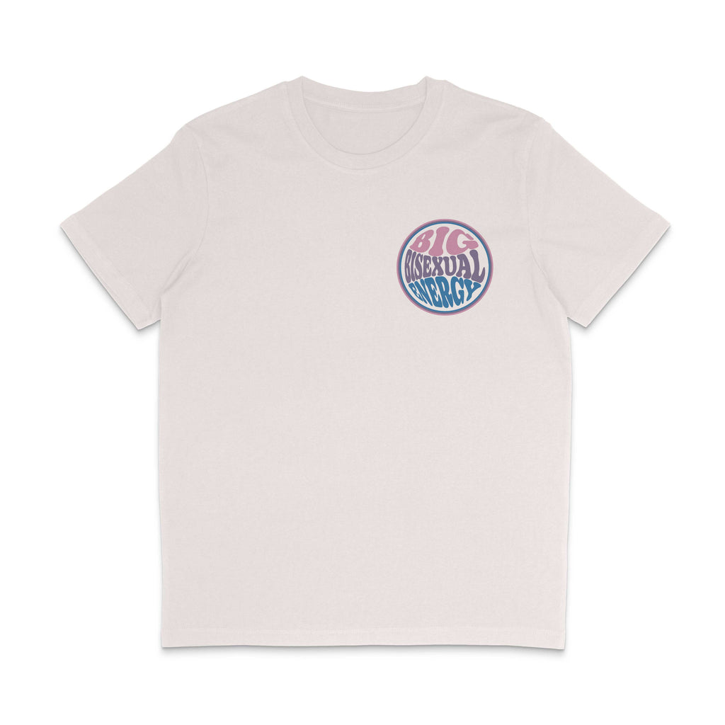 Big Bisexual Energy Retro Pride Shirt
