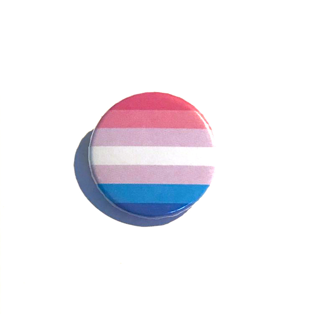 Bigender Pride Flag Badge | Bigender Flag Pin | Rainbow & Co
