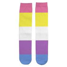 Load image into Gallery viewer, Bigender Pride Socks | Rainbow &amp; Co