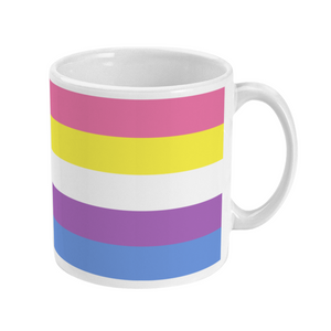 Bigender Flag Mug | Rainbow & Co