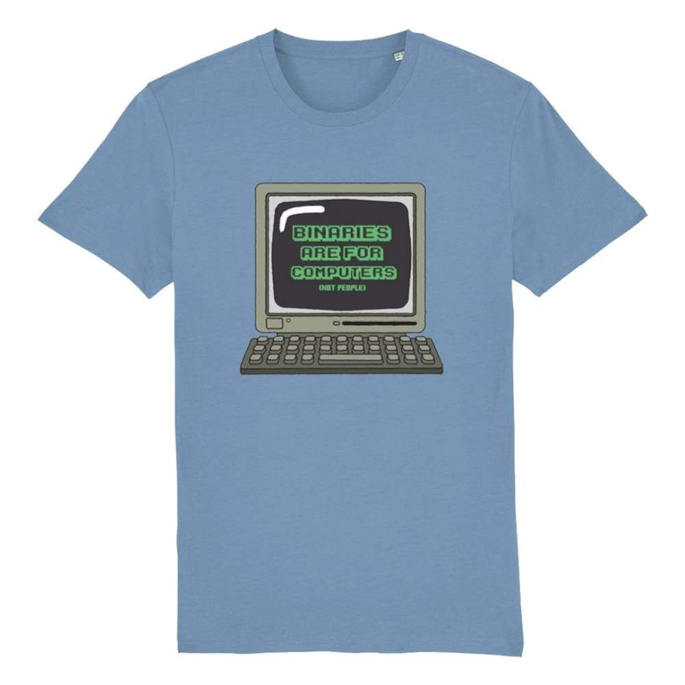 Binaries Are For Computers | Enby Pride Shirt | Rainbow & Co