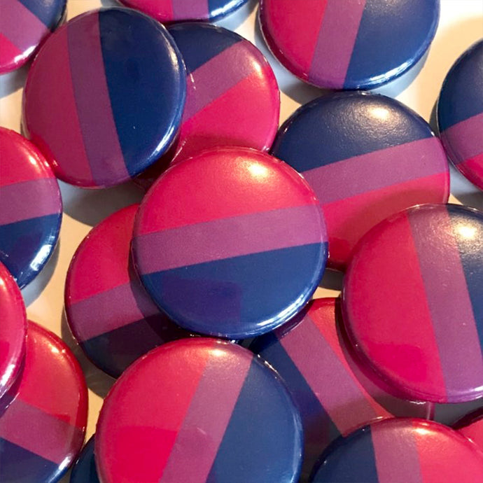 Bisexual Flag Badge 25mm