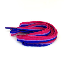 Load image into Gallery viewer, Bisexual Pride Shoelaces | Rainbow &amp; Co