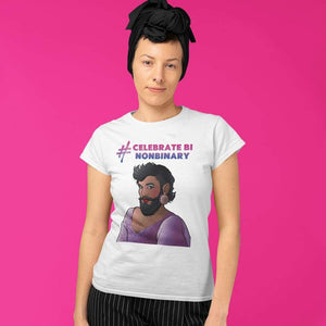 Non Binary Bisexual Pride T Shirt | #CelebrateBiNonBinary