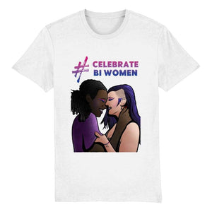 Celebrate Bi Women T Shirt | Bisexual Shirt | Rainbow & Co