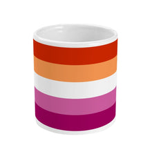 Load image into Gallery viewer, Lesbian Community Pride Flag Coffee Mug | Rainbow &amp; Co
