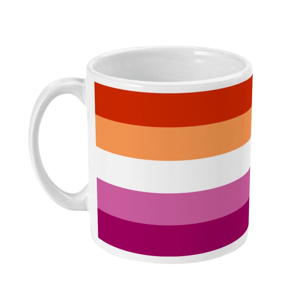 Lesbian Community Pride Flag Coffee Mug | Rainbow & Co