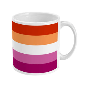 Lesbian Community Pride Flag Coffee Mug | Rainbow & Co