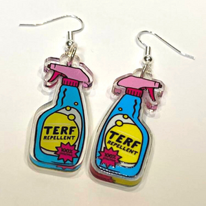 TERF Repellent | Inclusive Feminism Earrings