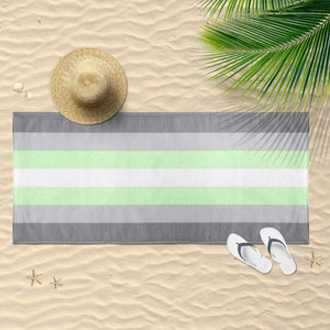 Demiandrogyne Flag Beach Towel | Rainbow & Co