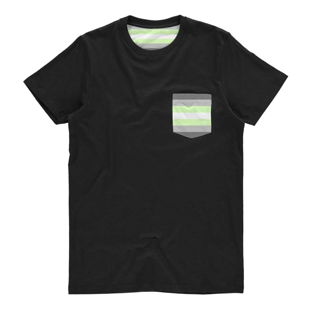 Demiandrogyne Pride Flag Pocket T Shirt | Rainbow & Co