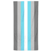 Load image into Gallery viewer, Demiboy Flag Beach Towel | Rainbow &amp; Co