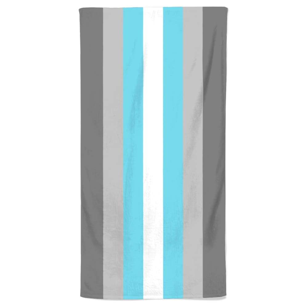 Demiboy Flag Beach Towel | Rainbow & Co