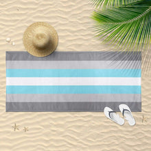 Load image into Gallery viewer, Demiboy Flag Beach Towel | Rainbow &amp; Co