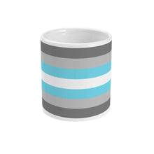 Load image into Gallery viewer, Demiboy Pride Flag Coffee Mug | Rainbow &amp; Co