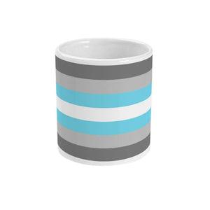 Demiboy Pride Flag Coffee Mug | Rainbow & Co