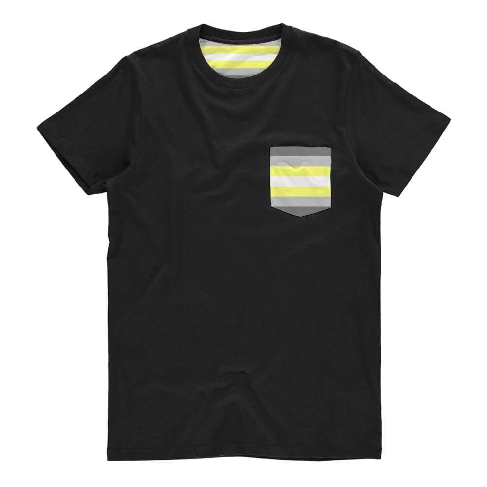Demigender Pride Flag Pocket T Shirt | Rainbow & Co