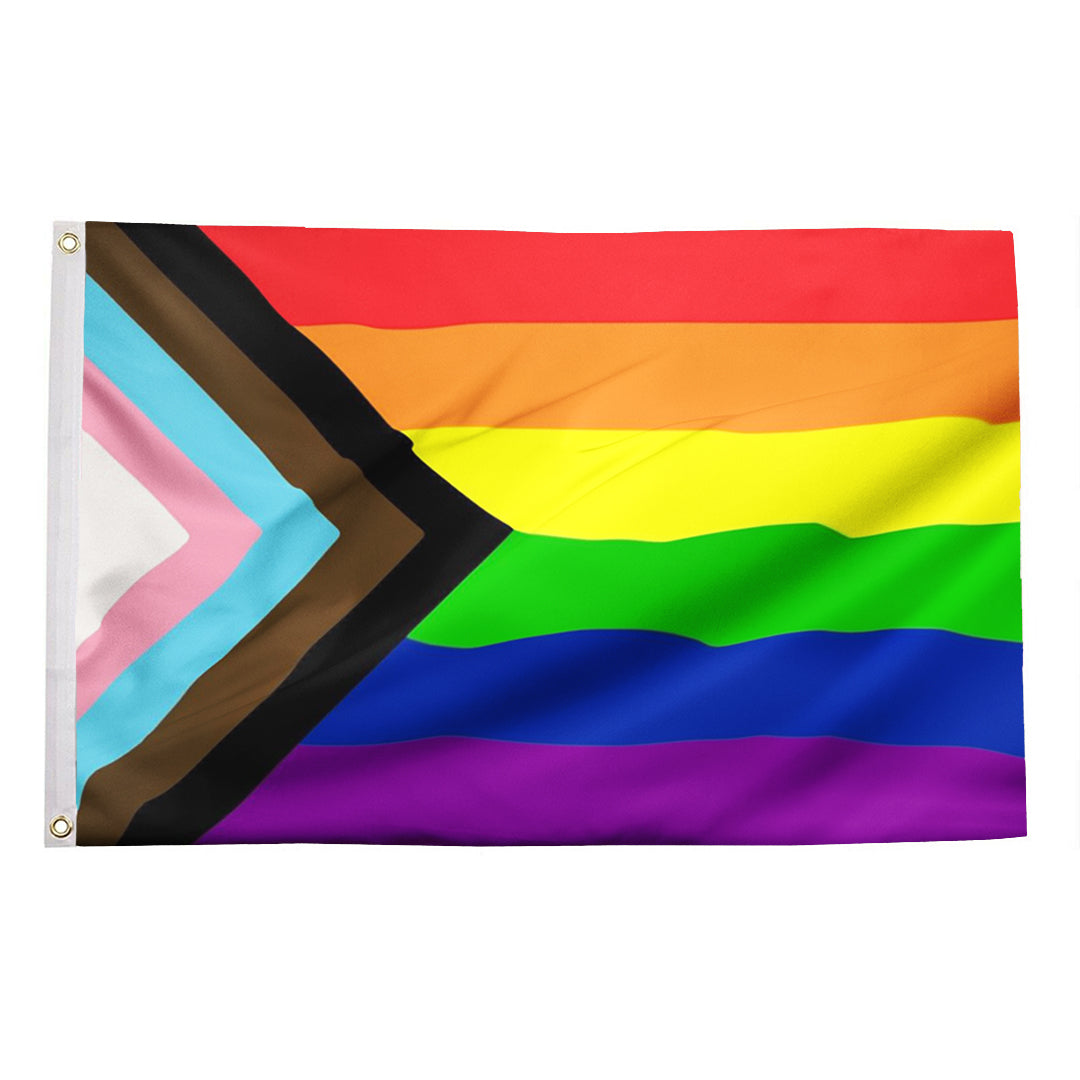 Large Progress Pride Flag | LGBTQ Pride Flags – Rainbow & Co