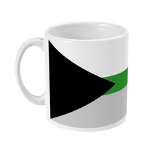 Load image into Gallery viewer, Demiromantic Flag Coffee Mug | Rainbow &amp; Co