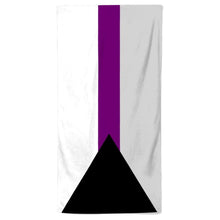Load image into Gallery viewer, Demisexual Flag Beach Towel | Rainbow &amp; Co