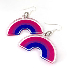 Load image into Gallery viewer, Bisexual Earrings | Rainbow &amp; Co