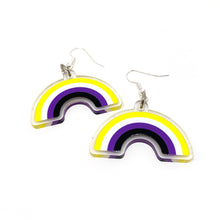 Load image into Gallery viewer, Non Binary Earrings | Rainbow &amp; Co