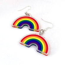 Load image into Gallery viewer, Gay Pride Rainbow Earrings | Rainbow &amp; Co