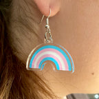 Transgender Pride Earrings | Rainbow & Co