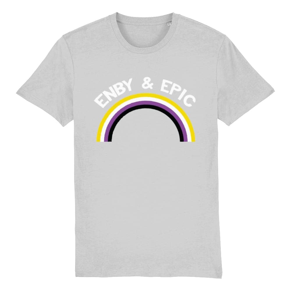 Non Binary Pride | Enby & Epic T Shirt | Rainbow & Co