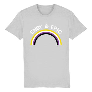 Non Binary Pride | Enby & Epic T Shirt | Rainbow & Co