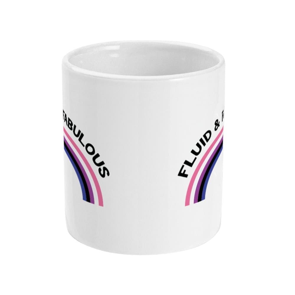 Fluid & Fabulous Mug | Genderfluid Pride | Rainbow & Co