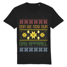 Load image into Gallery viewer, Gay Christmas T Shirt | Black | Rainbow &amp; Co