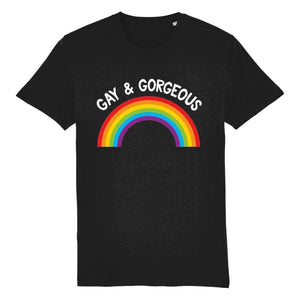 Gay Pride T Shirt | Gay & Gorgeous | Rainbow & Co
