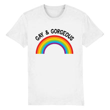 Load image into Gallery viewer, Gay &amp; Gorgeous Pride Shirt | Rainbow &amp; Co