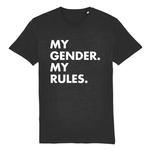 Trans Pride T Shirt | My Gender My Rules | Rainbow & Co