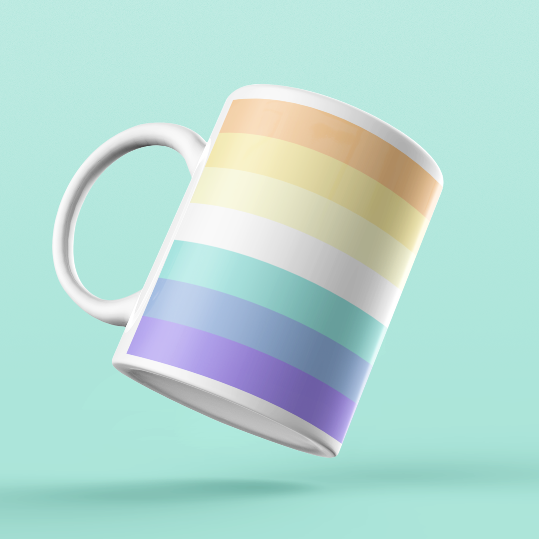 Genderfaun Pride Flag Mug | Rainbow & Co