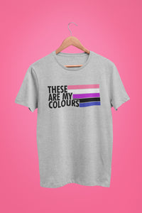 Genderfluid Pride Flag T Shirt | Rainbow & Co