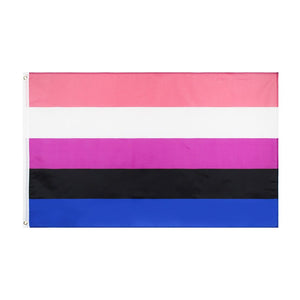 Genderfluid Pride Flag | 5ft x 3ft | Rainbow & Co