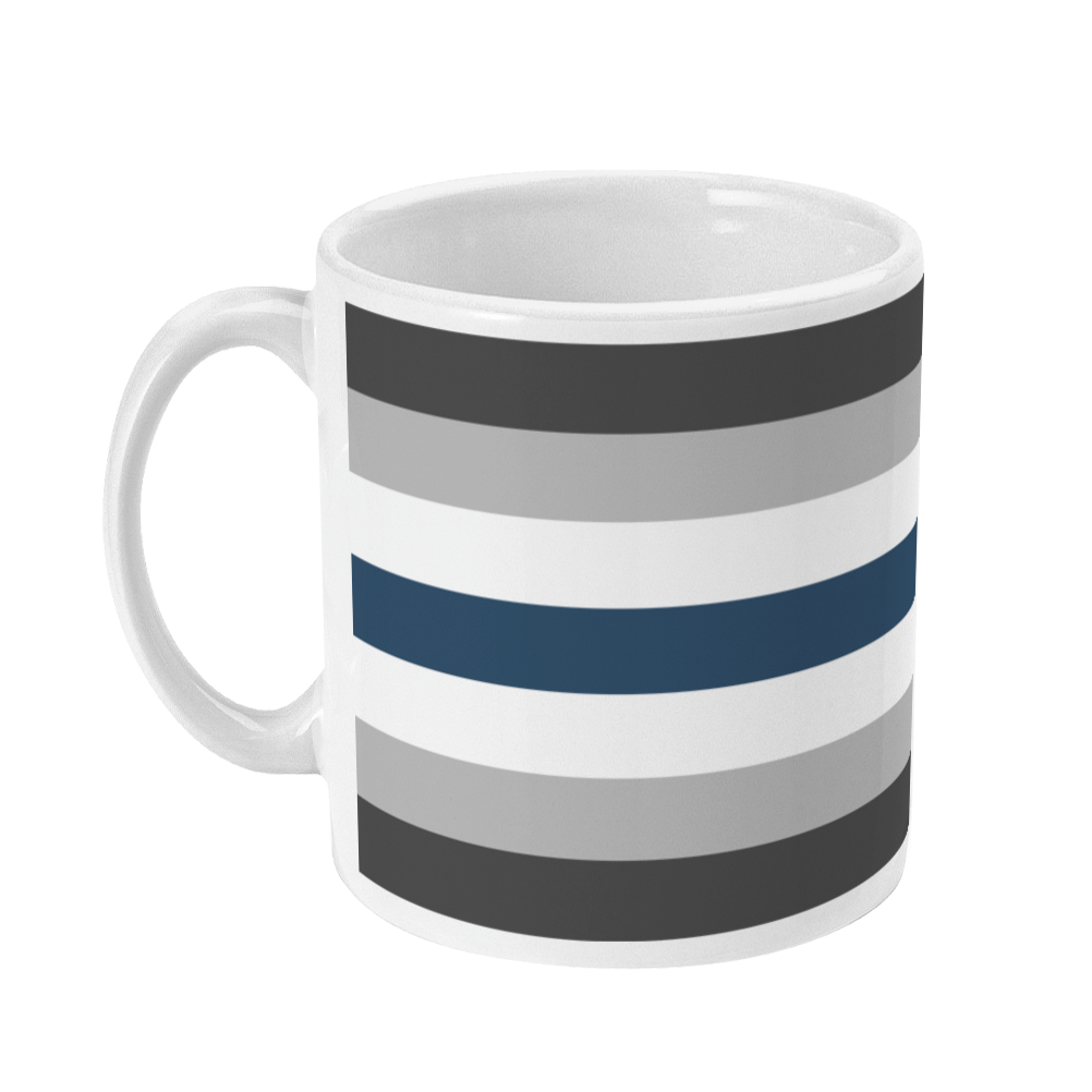 Greygender Flag Coffee Mug | Rainbow & Co
