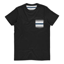 Load image into Gallery viewer, Greygender Pride Flag Pocket T Shirt | Rainbow &amp; Co